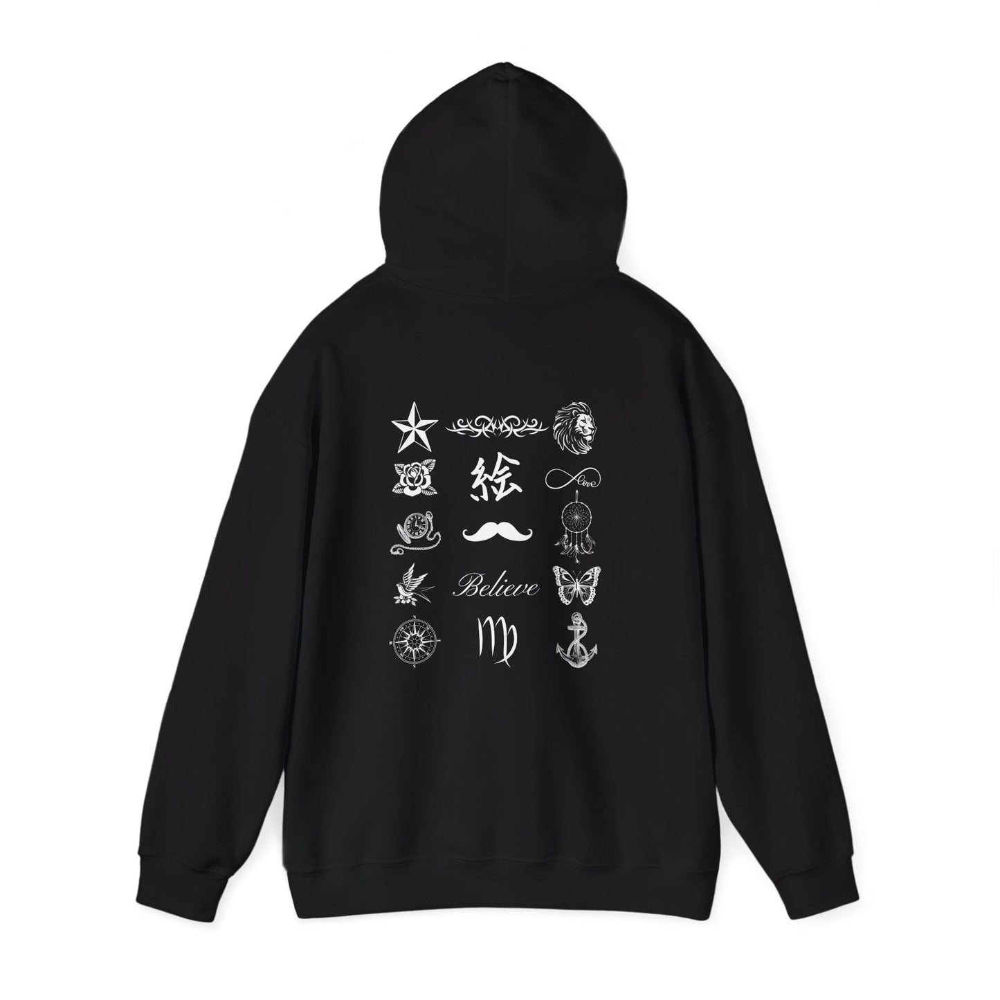 Millennial Tattoos | Unisex Hooded Sweatshirt