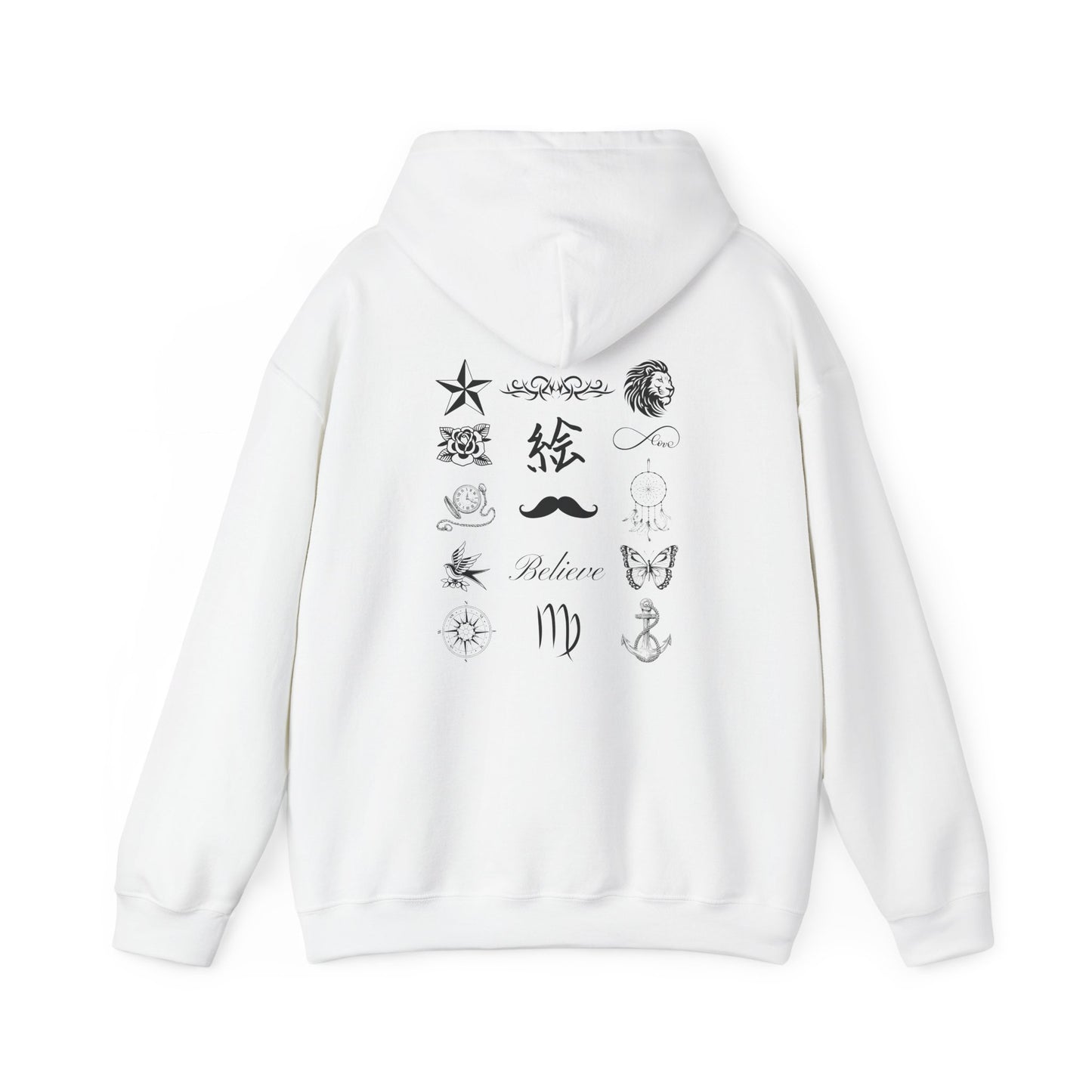 Millennial Tattoos | Unisex Hooded Sweatshirt