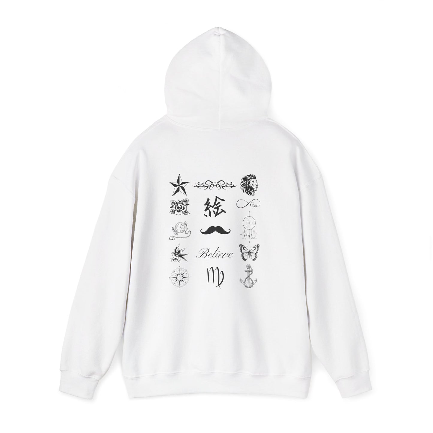 Millennial Tattoos | Unisex Hooded Sweatshirt
