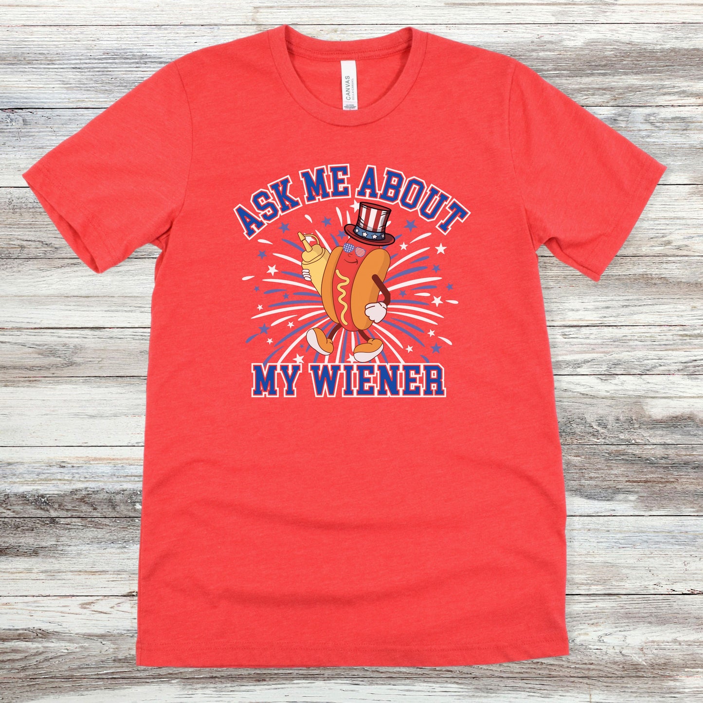 Ask Me About My Wiener | Unisex Jersey Short Sleeve Tee