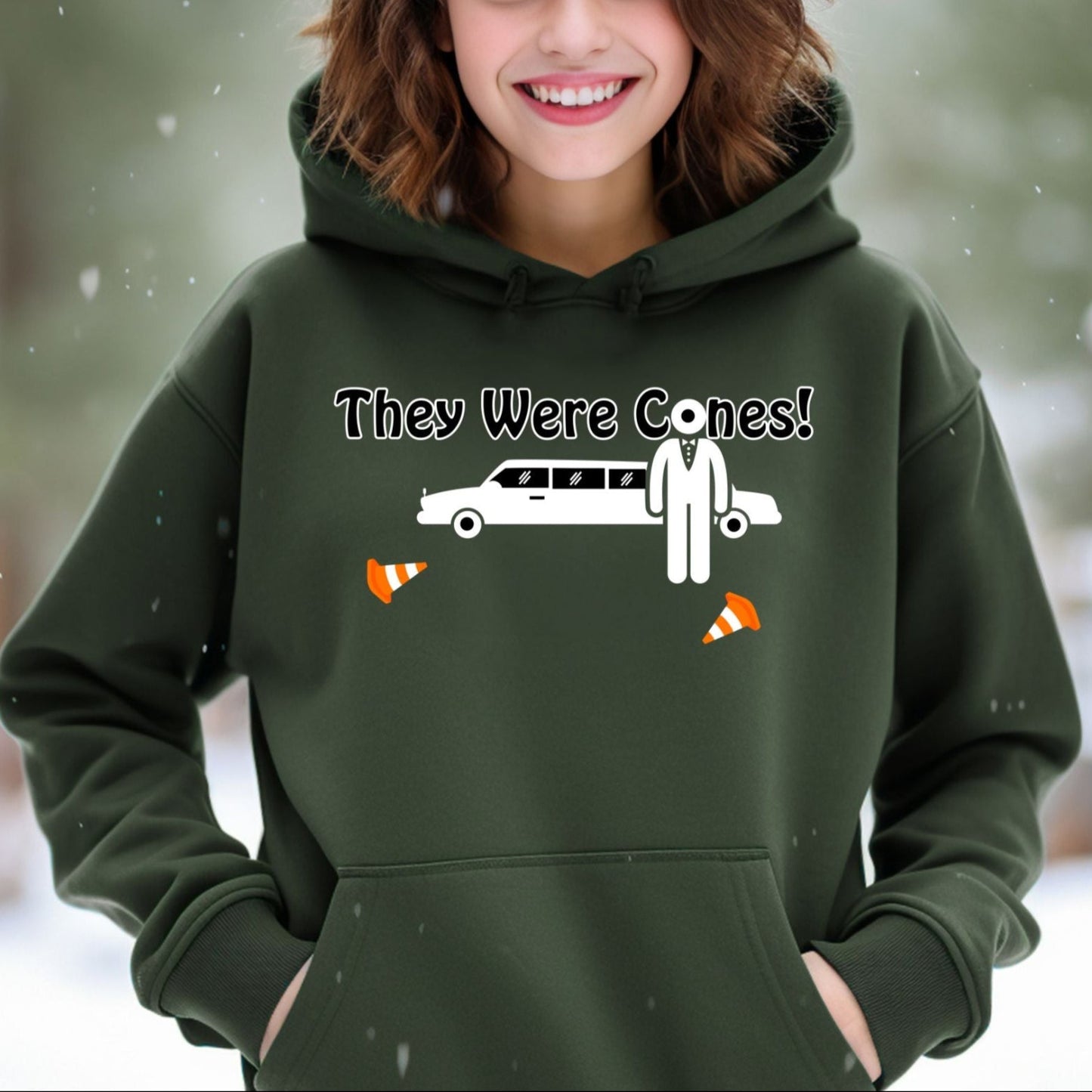 They Were Cones | Unisex Hooded Sweatshirt