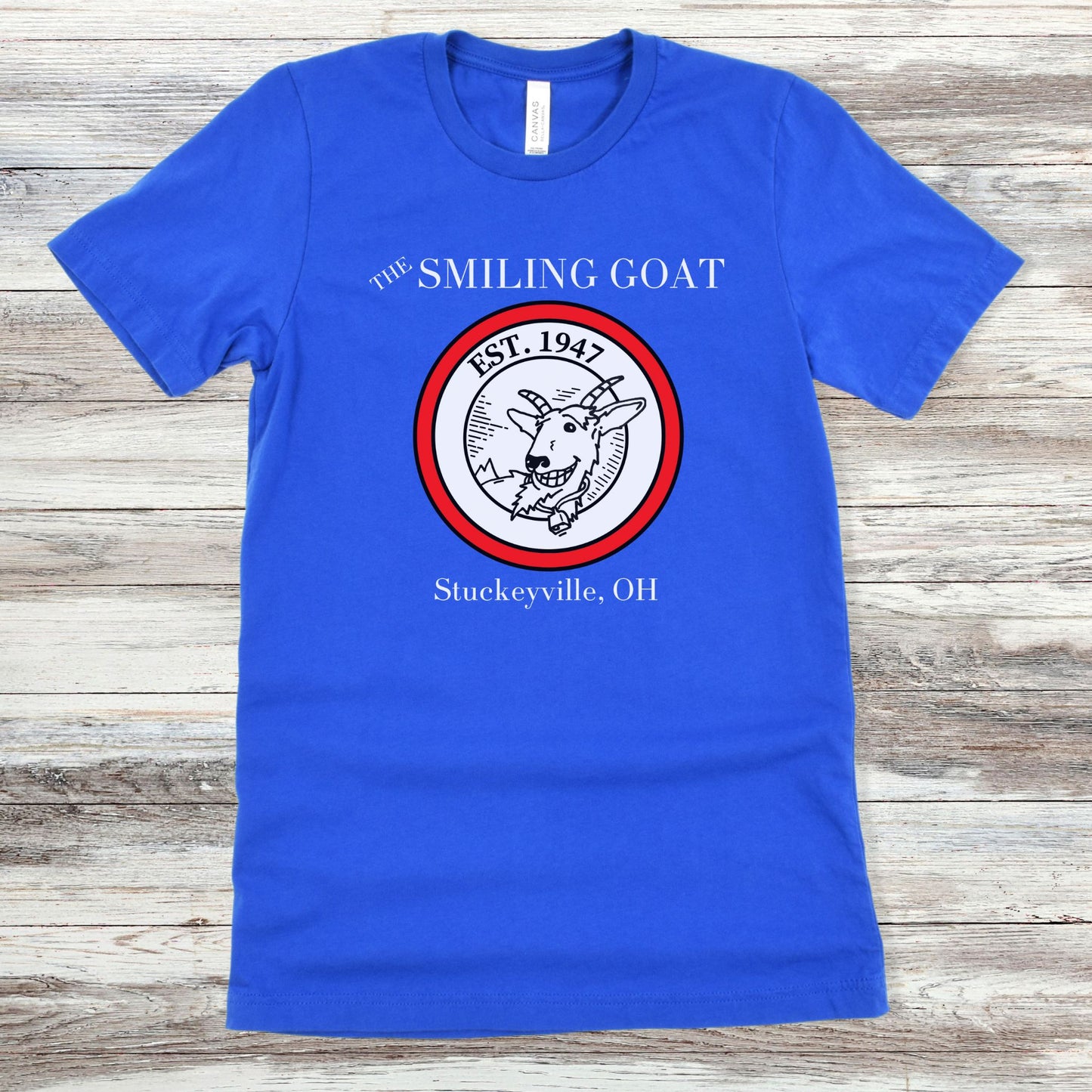 The Smiling Goat | Unisex Jersey Short Sleeve Tee