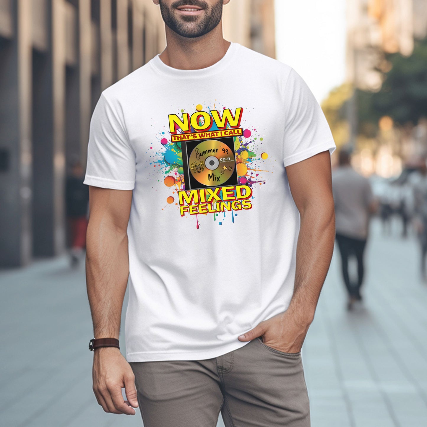 Now That's What I Call Mixed Feelings| Unisex Jersey Short Sleeve Tee