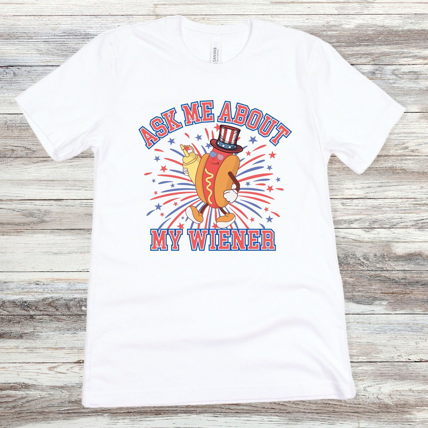 Ask Me About My Wiener | Unisex Jersey Short Sleeve Tee
