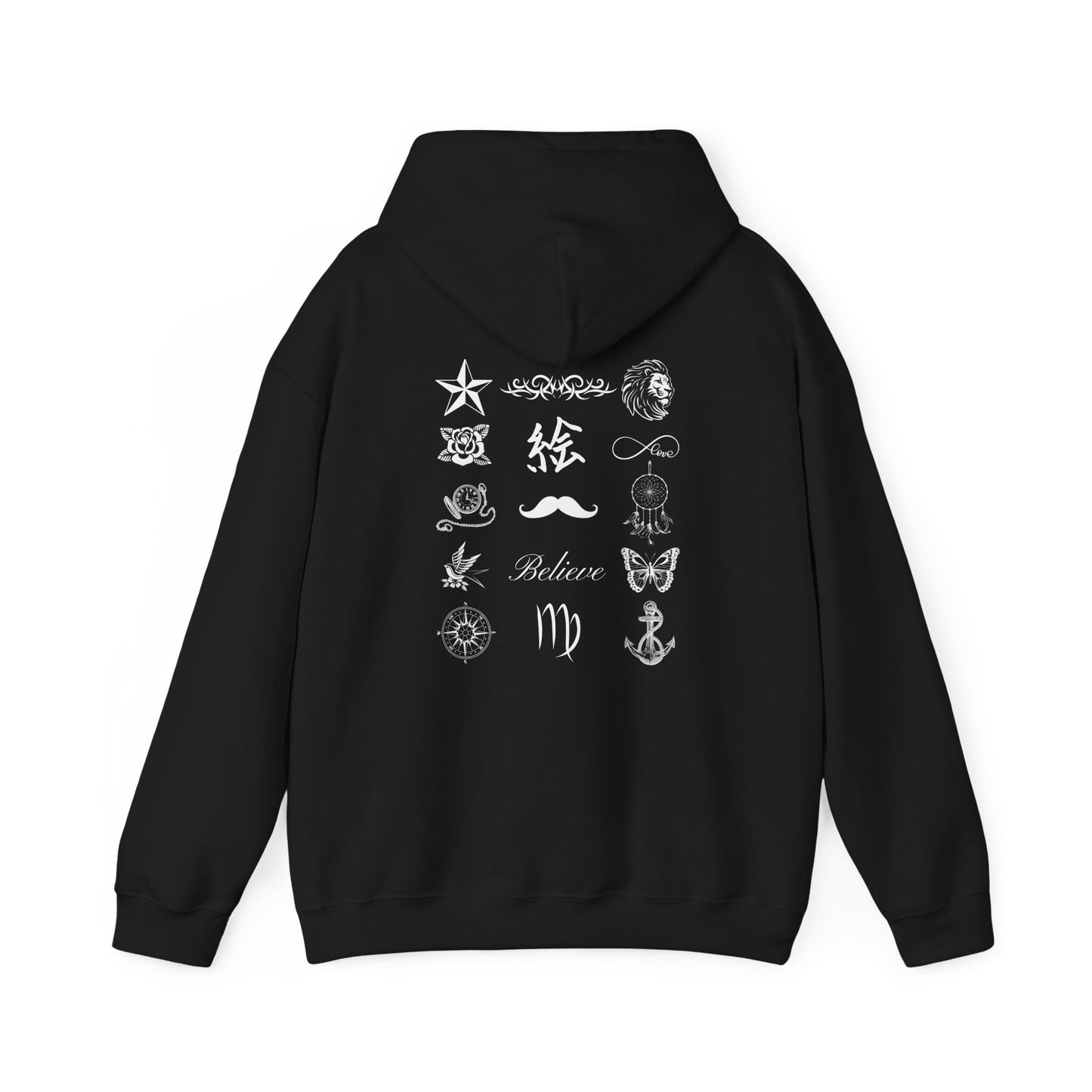 Millennial Tattoos | Unisex Hooded Sweatshirt