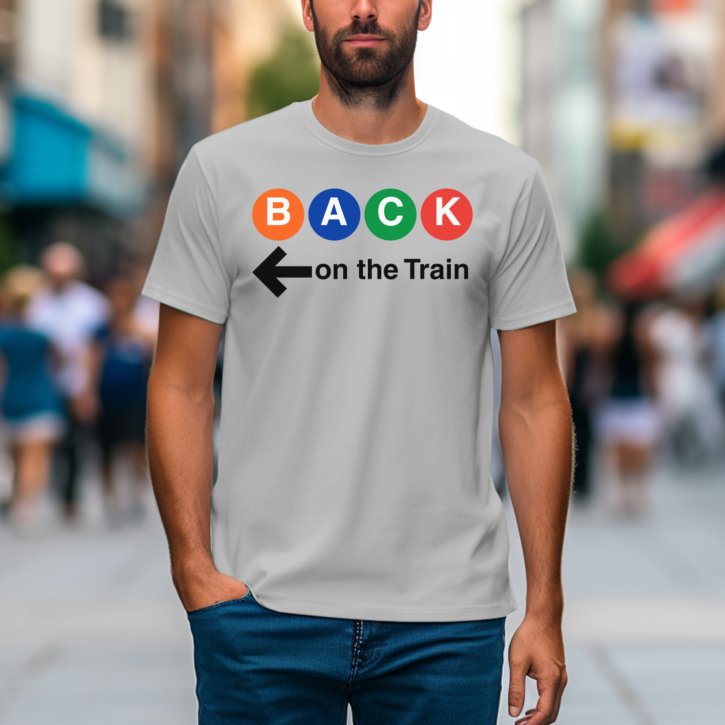 Back on the Train | Unisex Jersey Short Sleeve Tee
