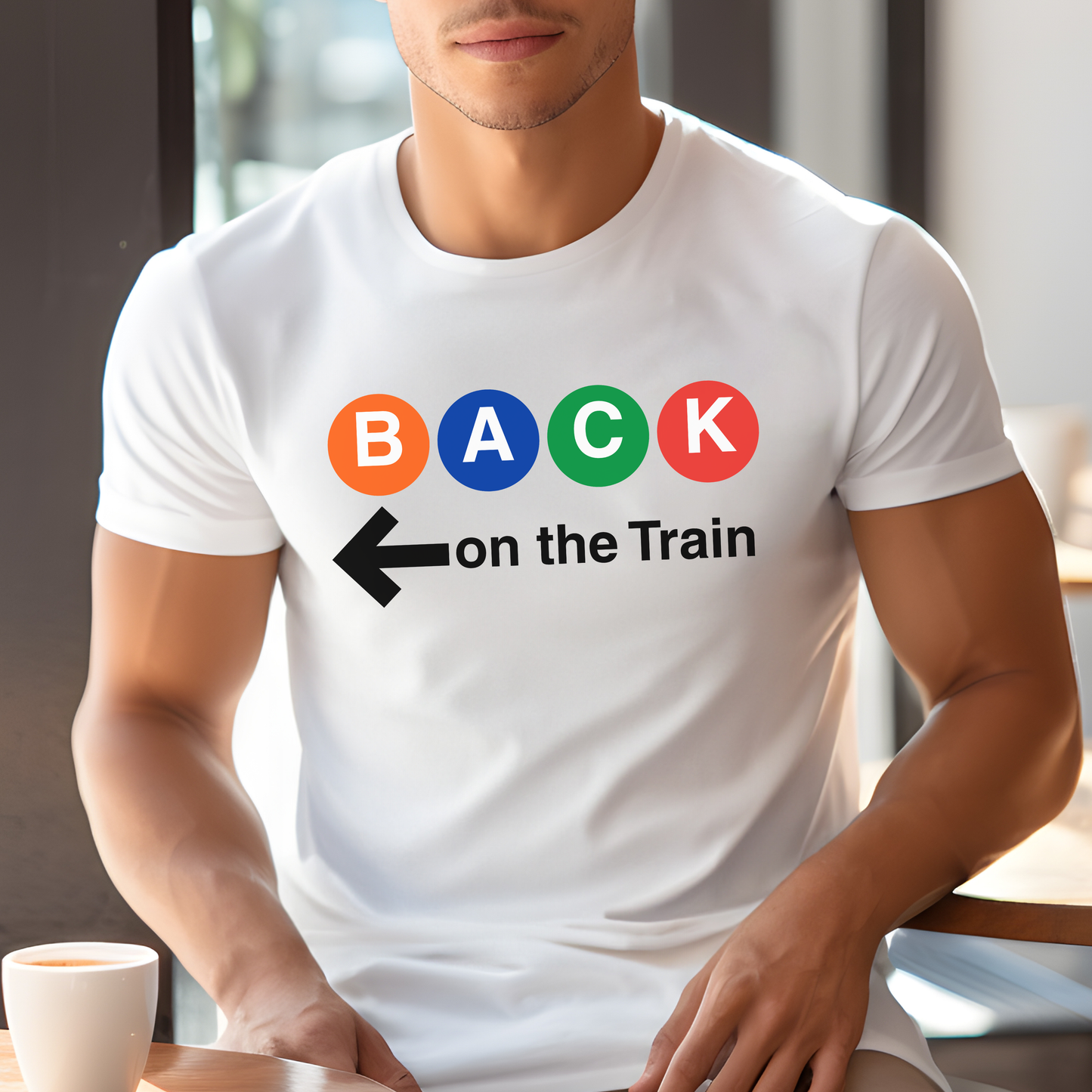 Back on the Train | Unisex Jersey Short Sleeve Tee