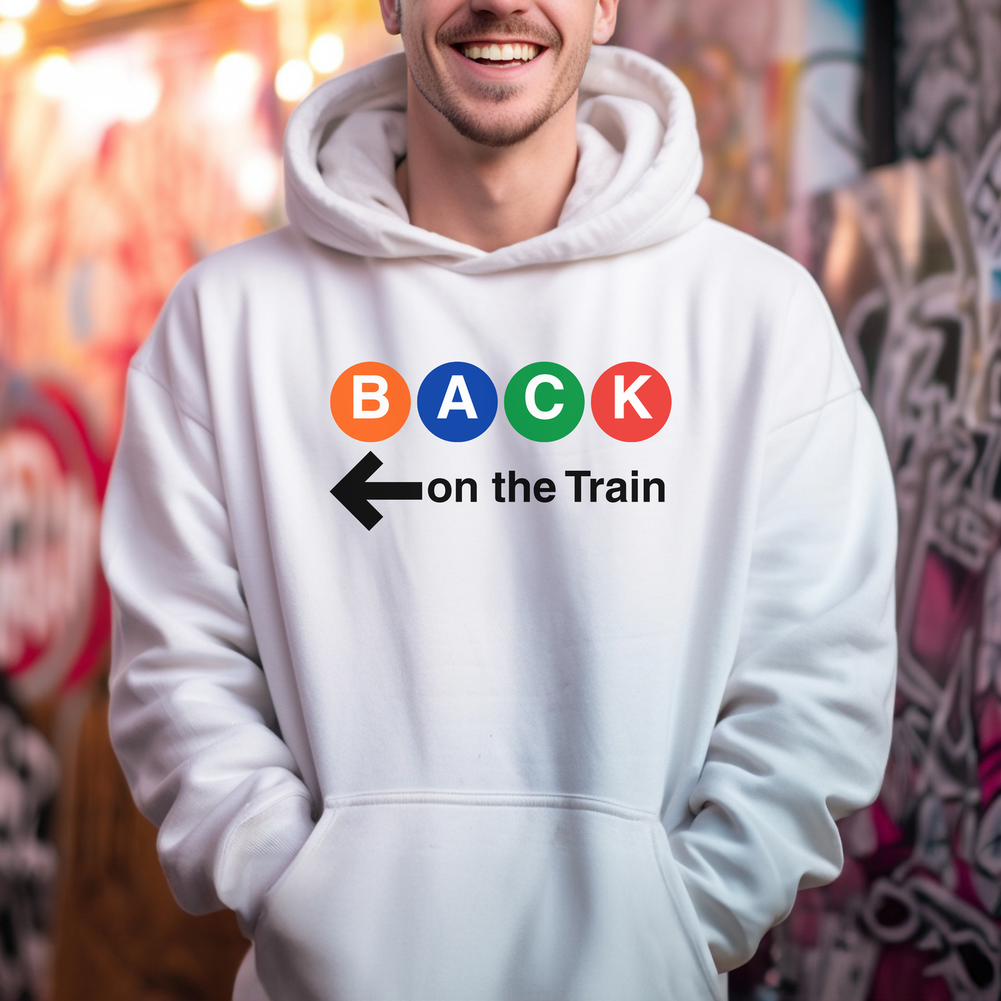Back on the Train | Unisex Hooded Sweatshirt