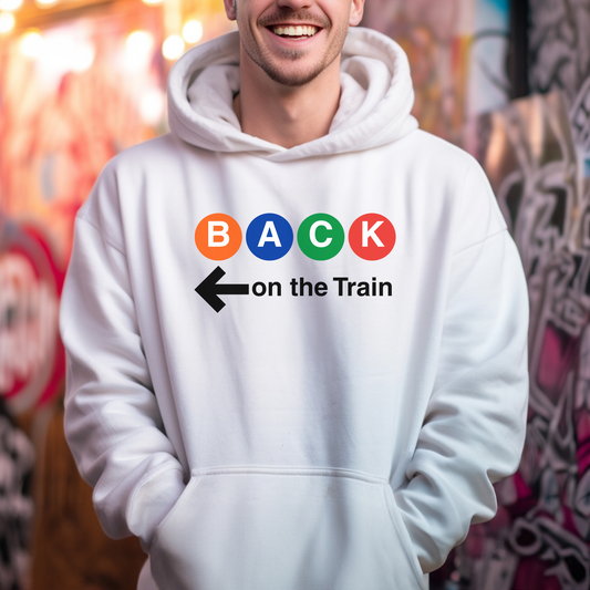 Back on the Train | Unisex Hooded Sweatshirt