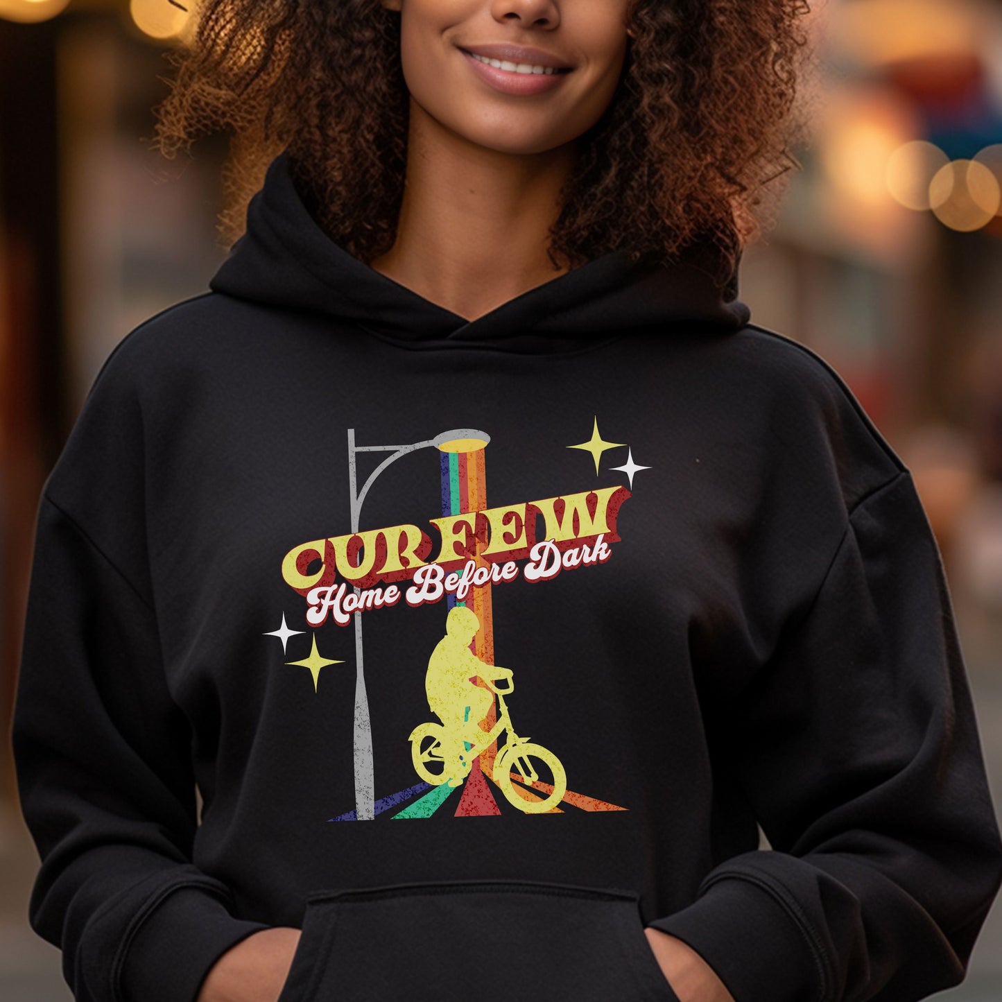 Curfew: Home Before Dark | Unisex Hooded Sweatshirt