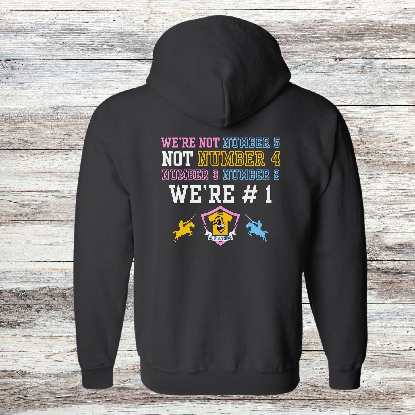 NVOTees Branded | Unisex Full Zip Hooded Sweatshirt
