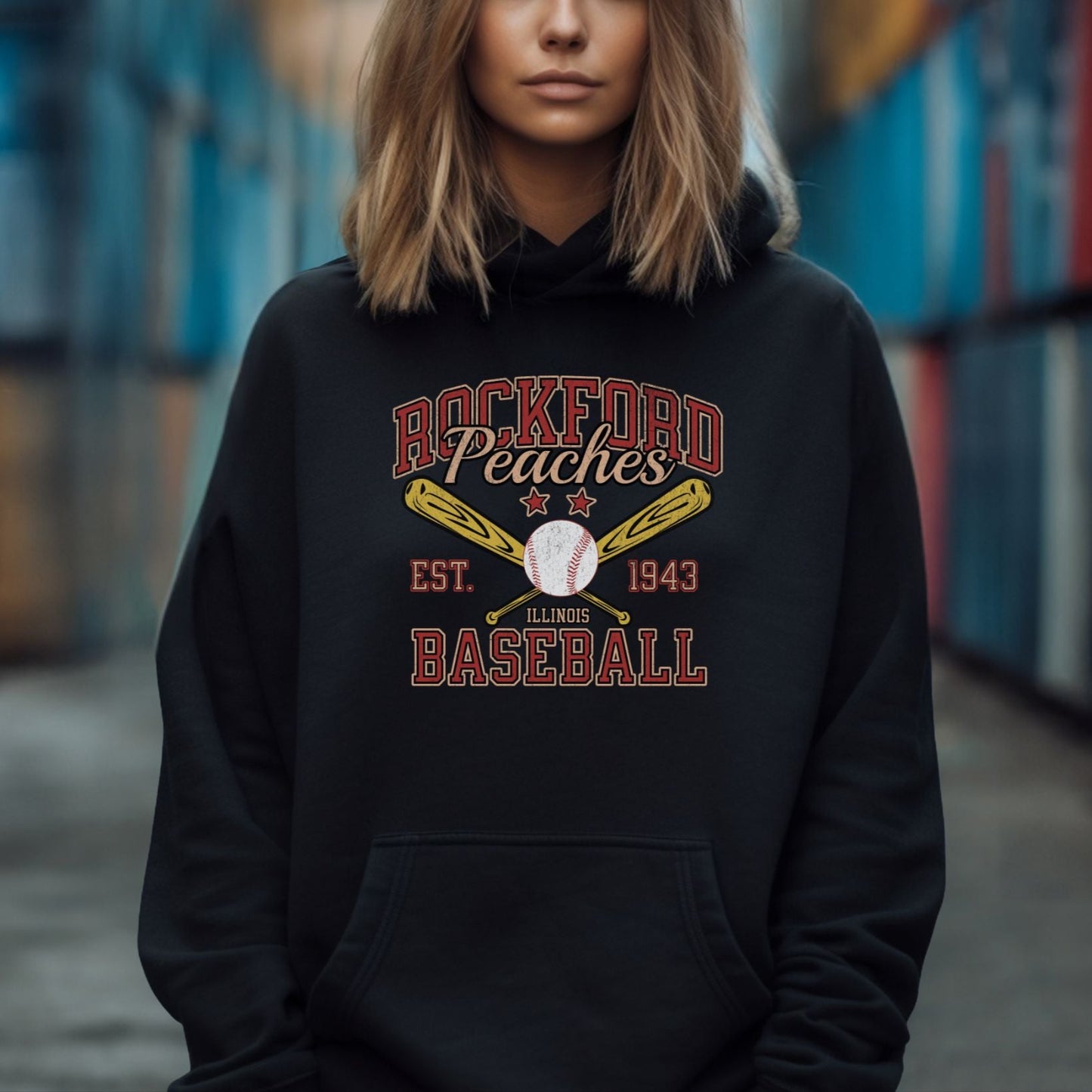 Rockford Peaches | Unisex Hooded Sweatshirt