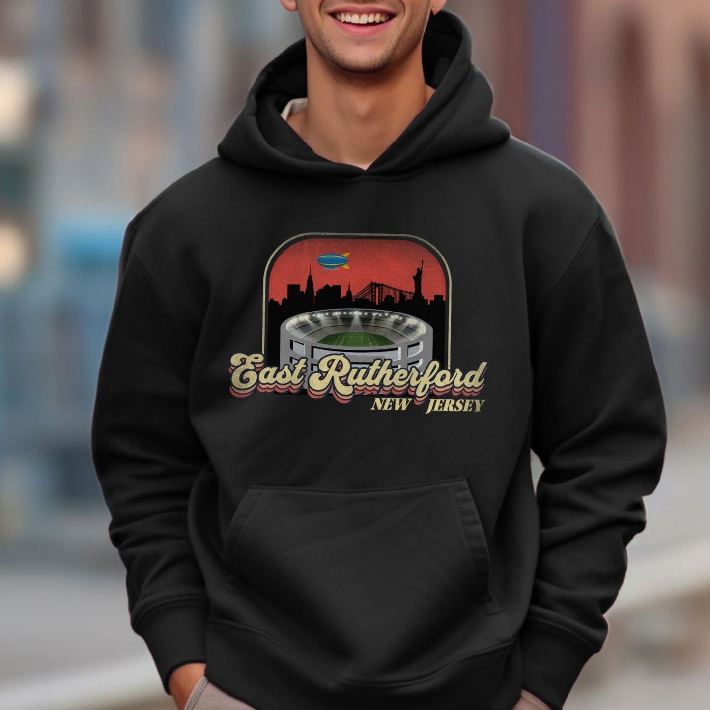 East Rutherford | Unisex Hooded Sweatshirt