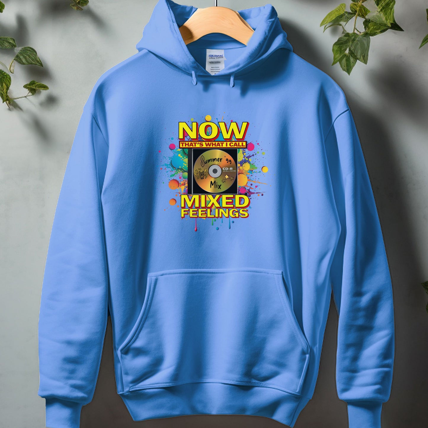 Now That's What I Call Mixed Feelings | Unisex Hooded Sweatshirt