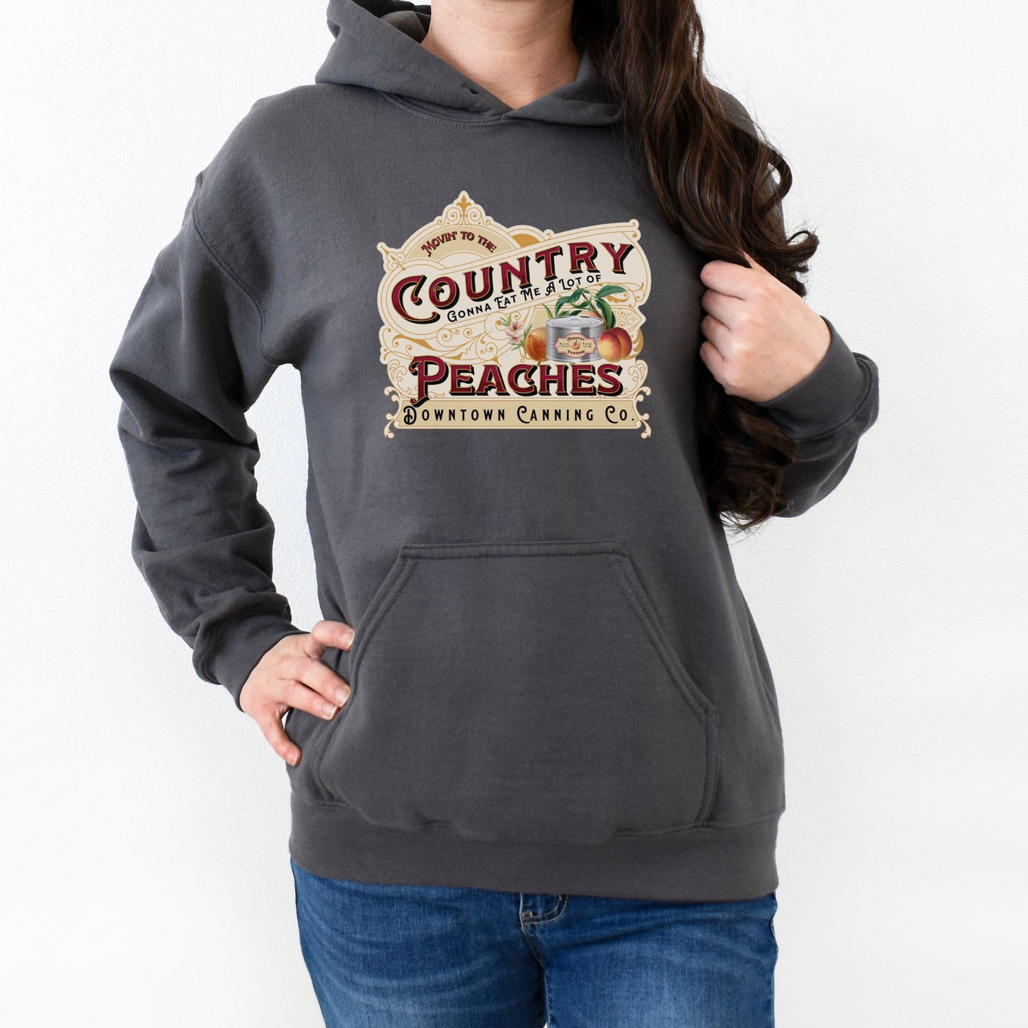 Country Peaches | Unisex Hooded Sweatshirt