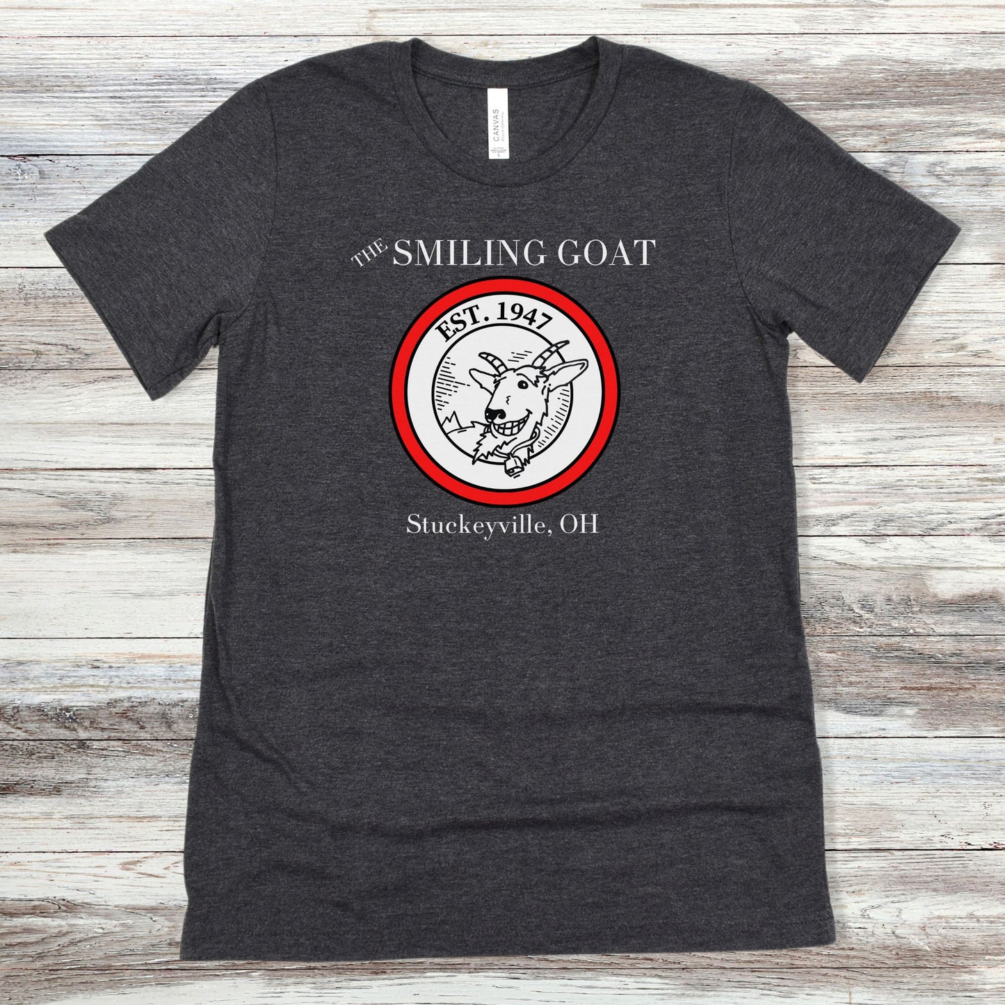 The Smiling Goat | Unisex Jersey Short Sleeve Tee