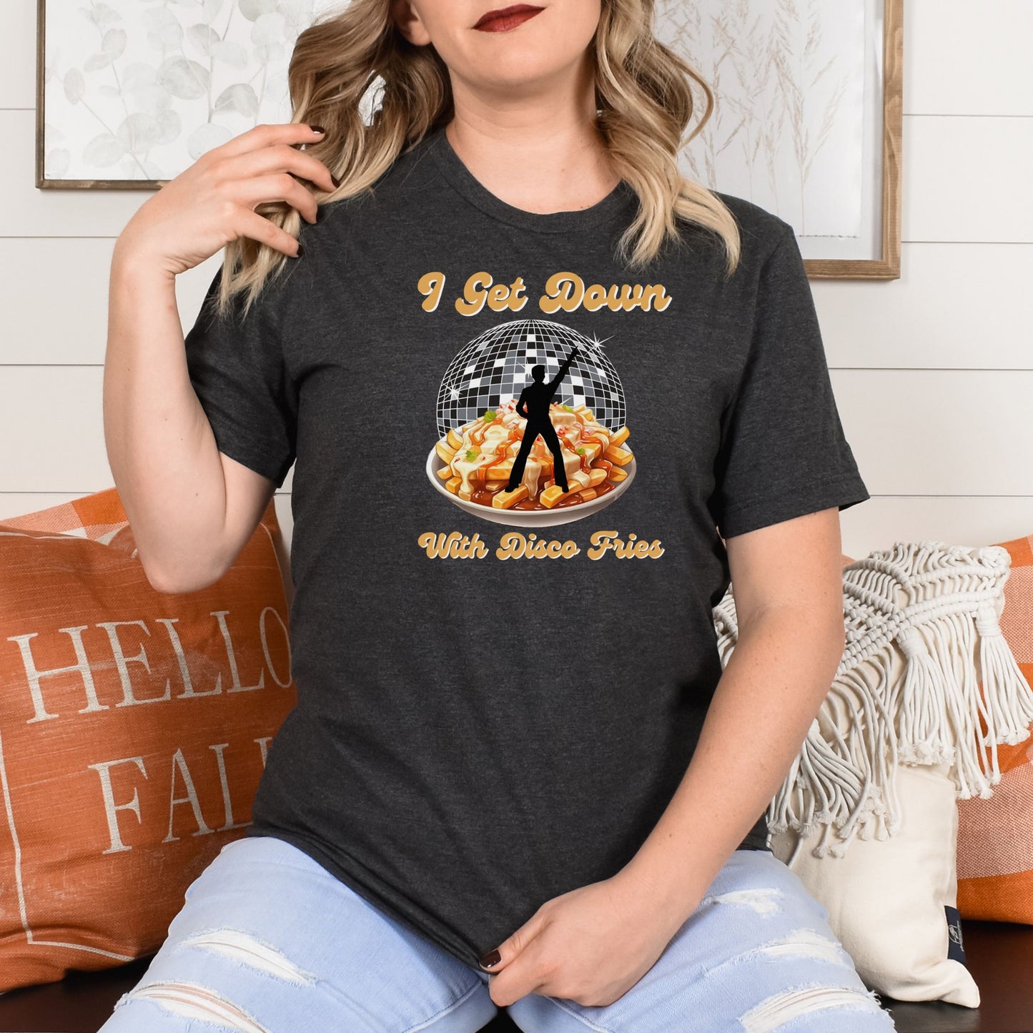 I Get Down with Disco Fries | Unisex Jersey Short Sleeve Tee