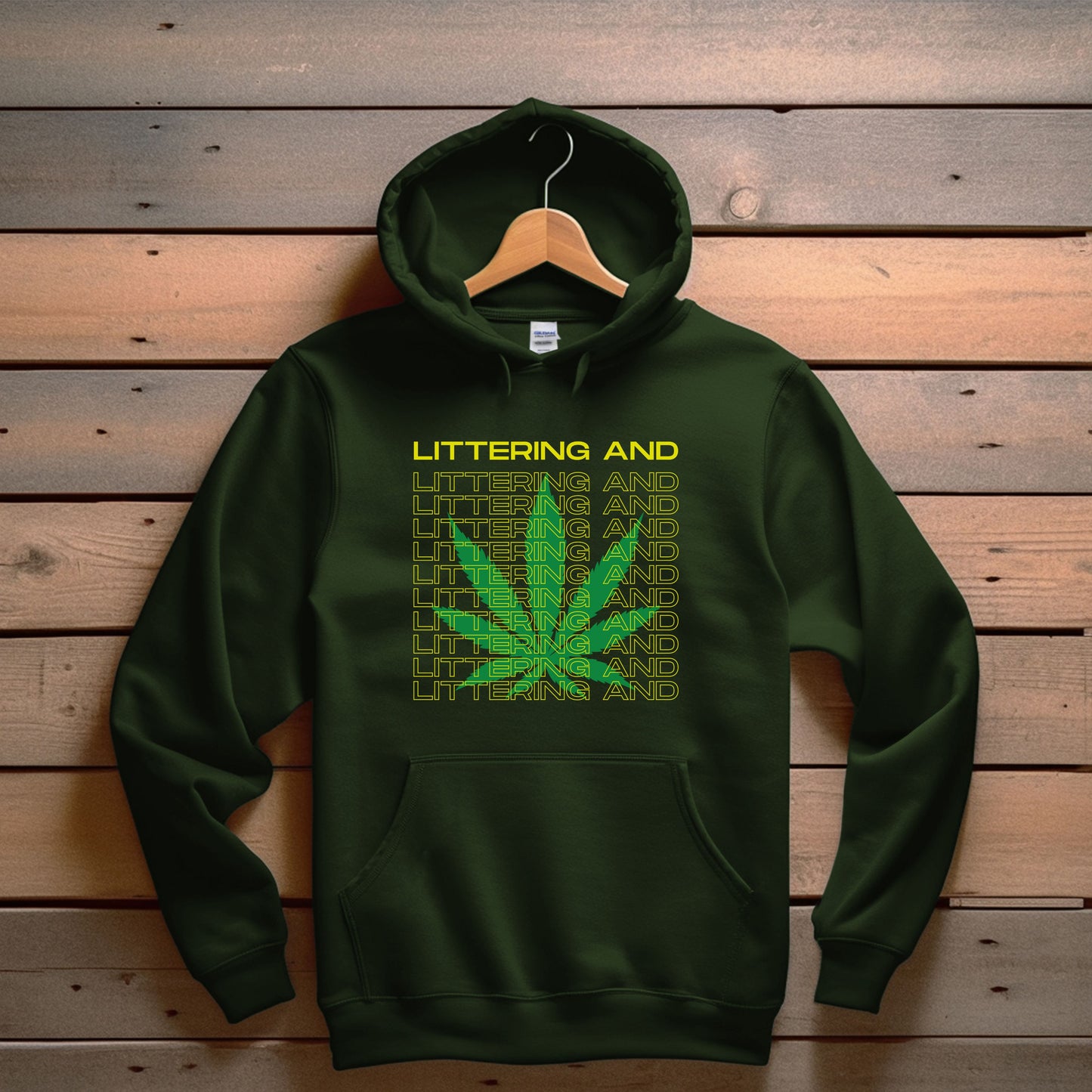 Littering And | Unisex Hooded Sweatshirt