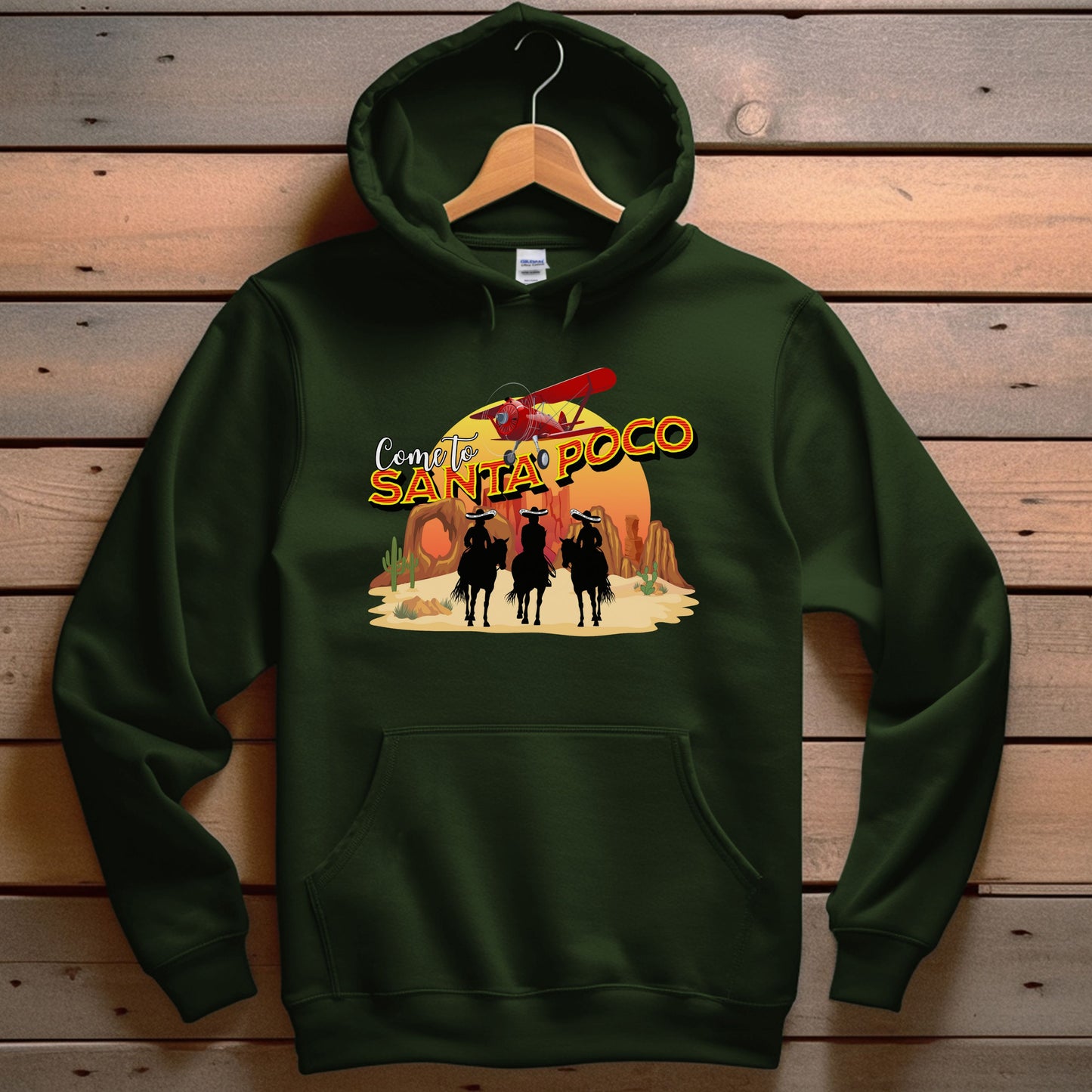 Come to Santa Poco | Unisex Hooded Sweatshirt