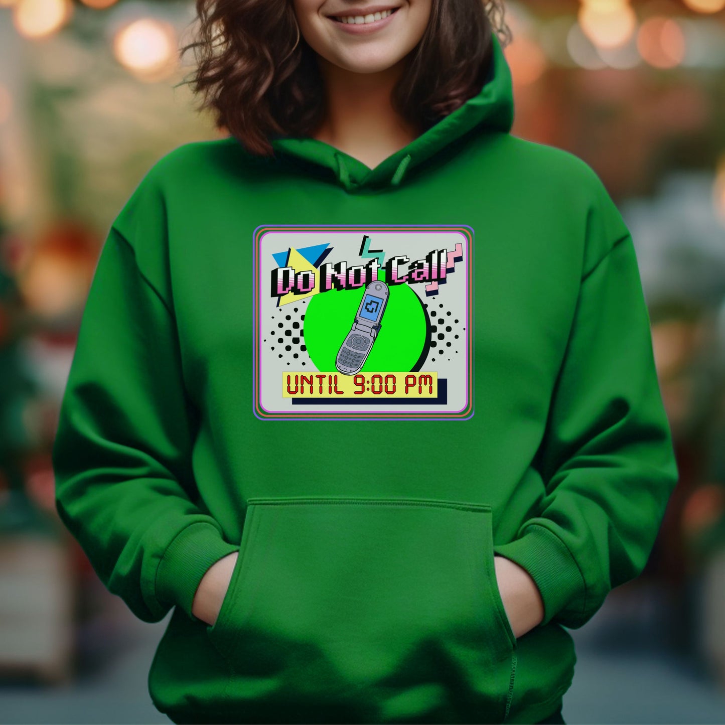 Do Not Call Until 9:00 PM | Unisex Hooded Sweatshirt