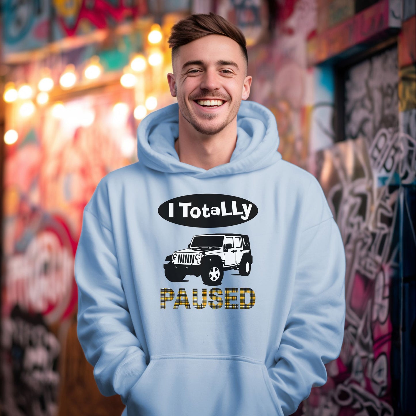 I Totally Paused | Unisex Hooded Sweatshirt