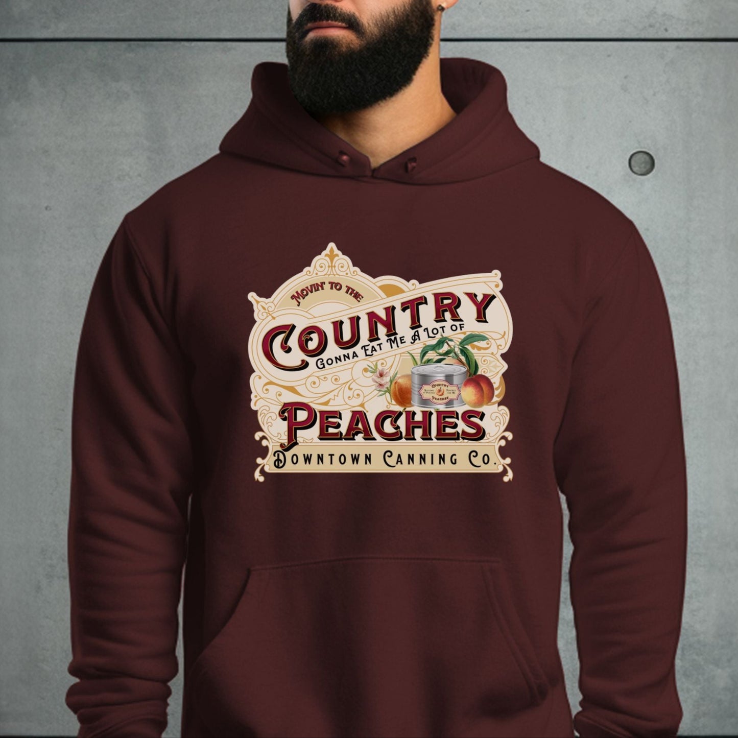 Country Peaches | Unisex Hooded Sweatshirt