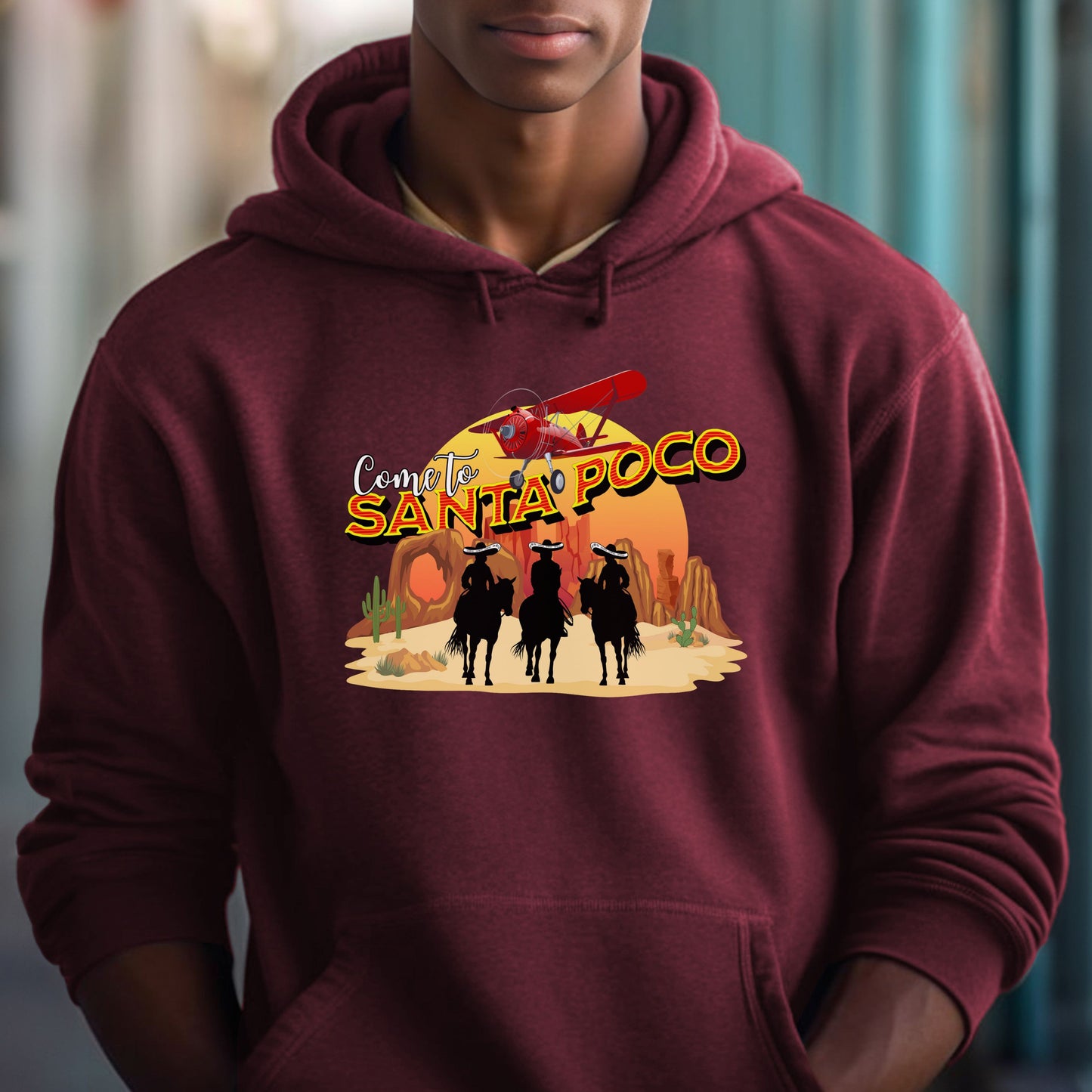 Come to Santa Poco | Unisex Hooded Sweatshirt