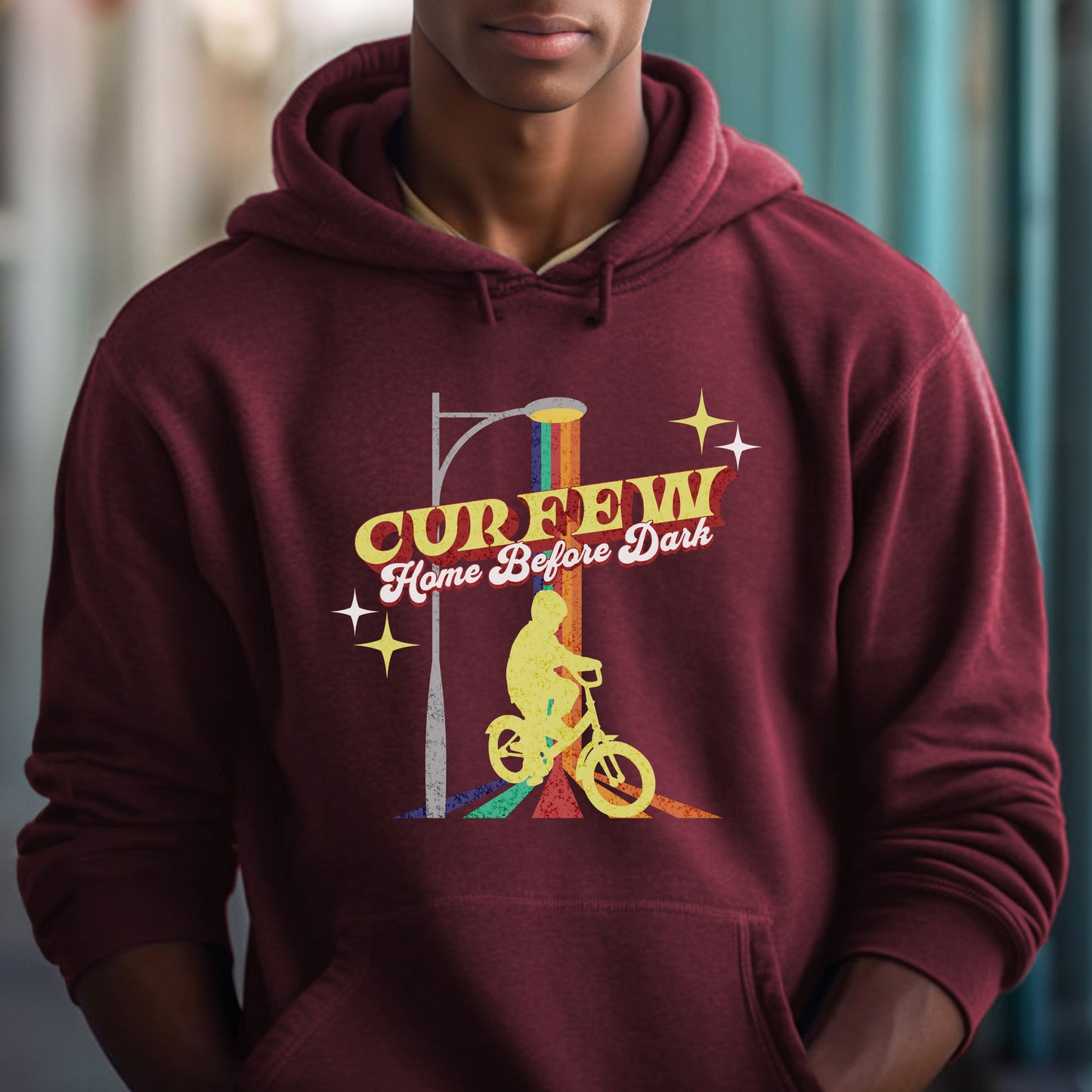 Curfew: Home Before Dark | Unisex Hooded Sweatshirt