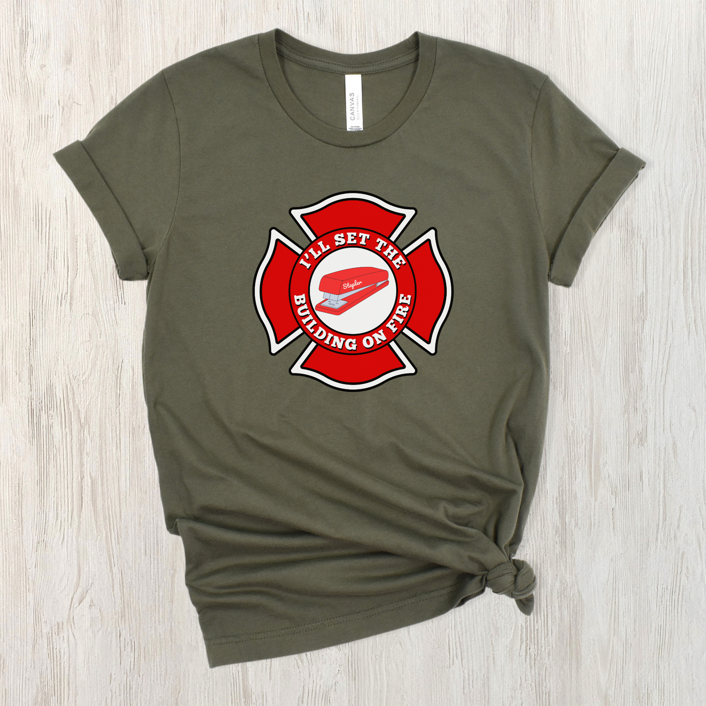 I'll Set the Building On Fire | Unisex Jersey Short Sleeve Tee