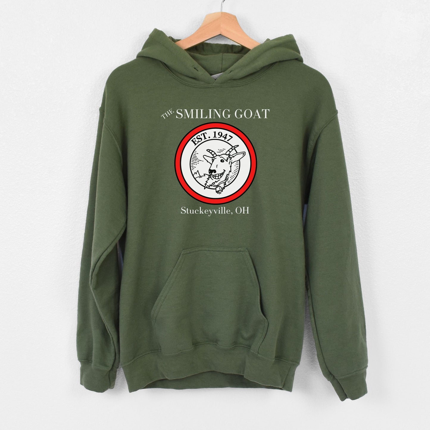 The Smiling Goat | Unisex Hooded Sweatshirt