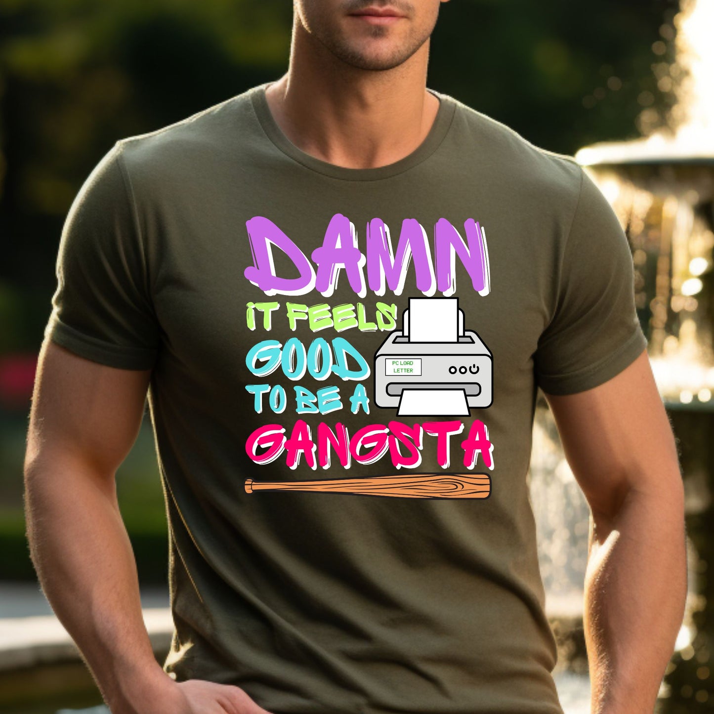 Damn It Feels Good to Be a Gangsta | Unisex Jersey Short Sleeve Tee