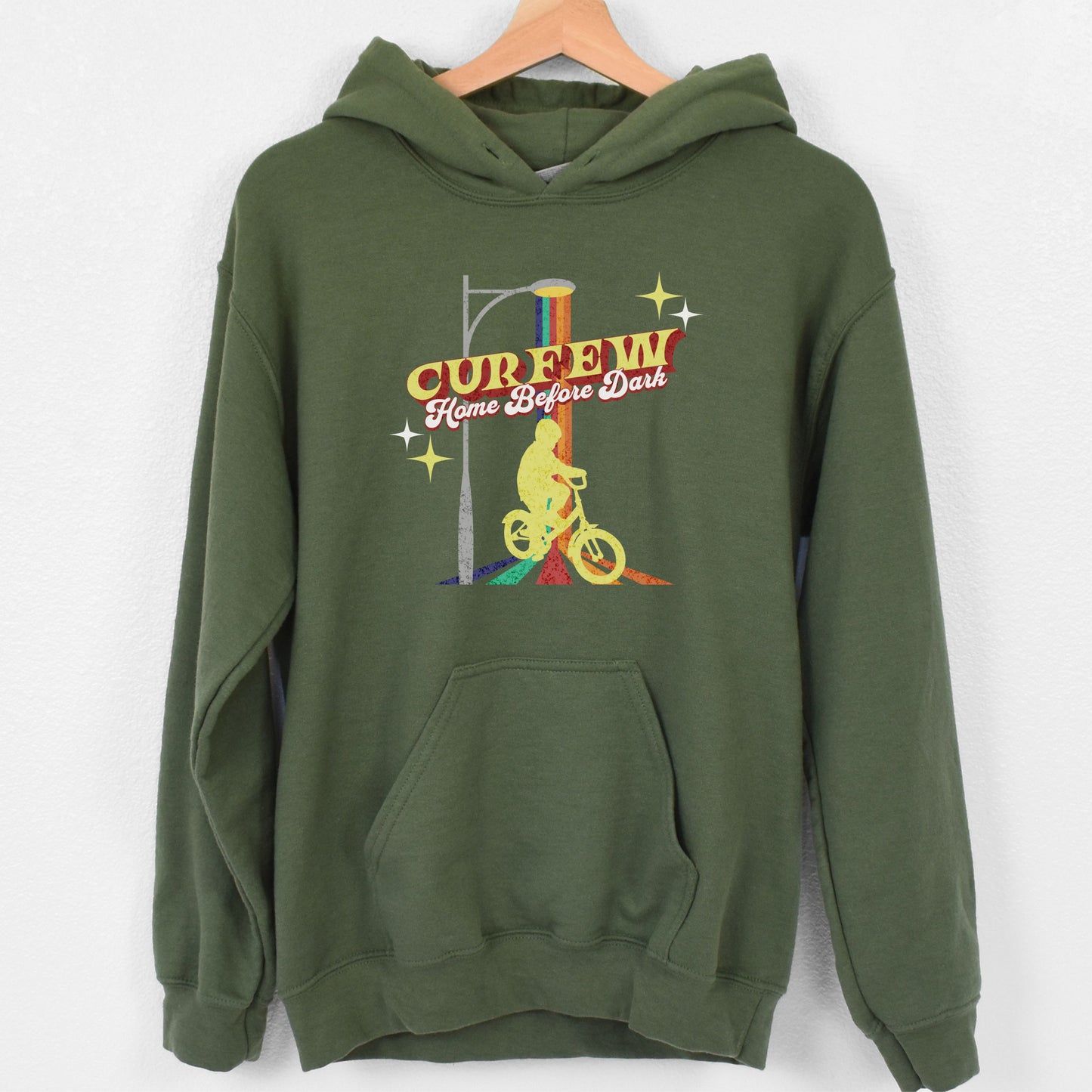 Curfew: Home Before Dark | Unisex Hooded Sweatshirt