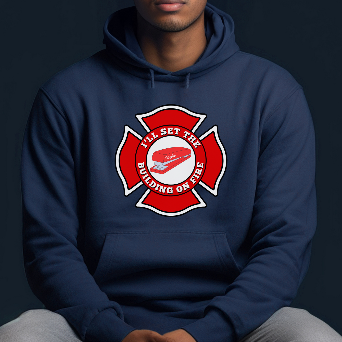 I'll Set the Building On Fire | Unisex Hooded Sweatshirt