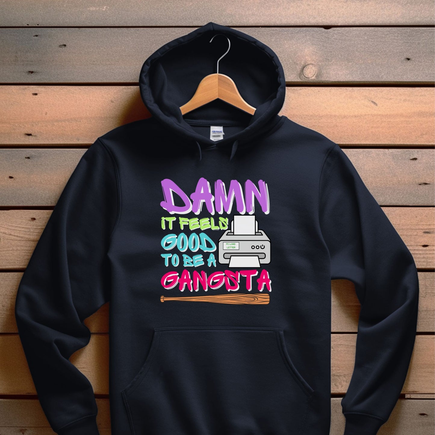 Damn It Feels Good to Be a Gangsta | Unisex Hooded Sweatshirt