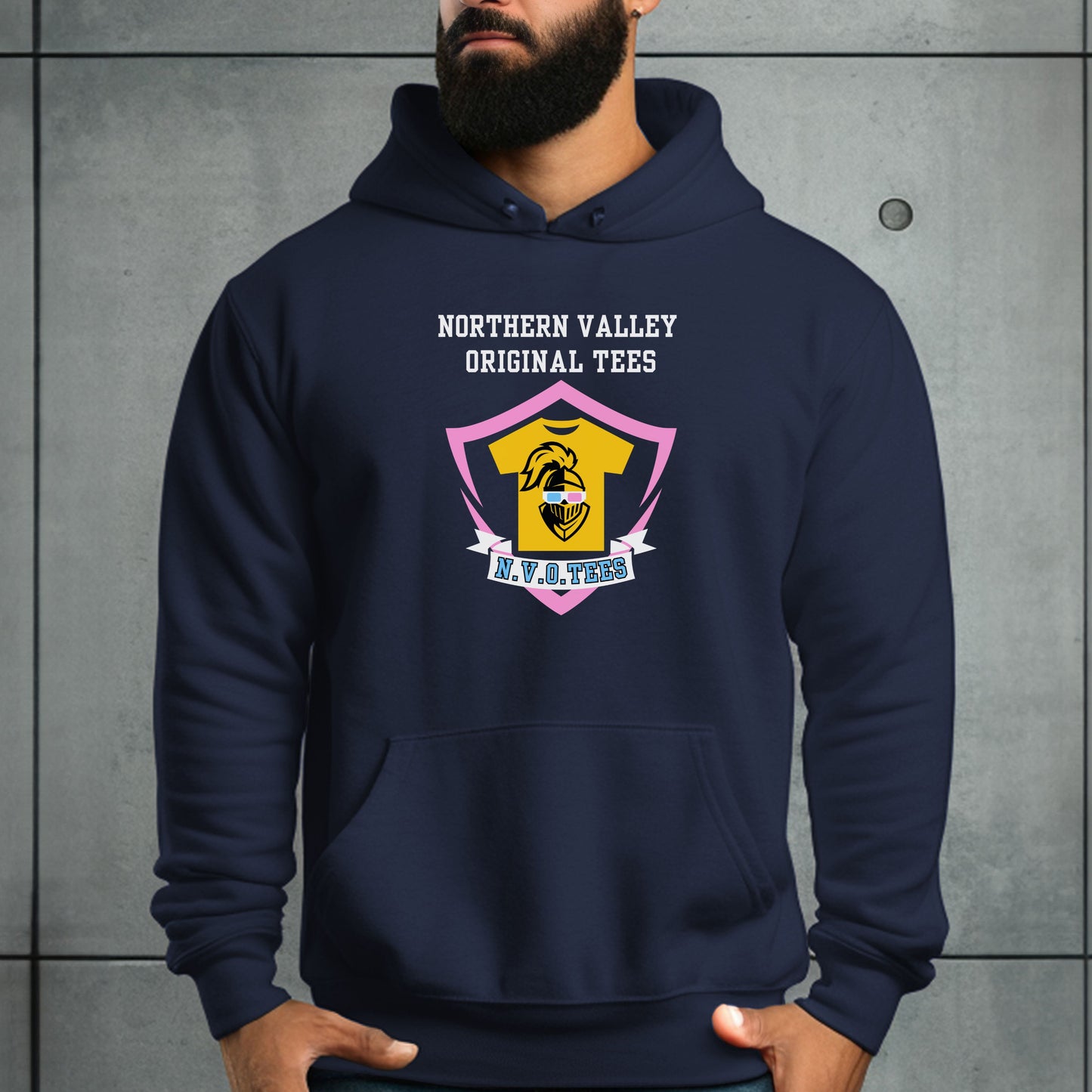 NVOTees Branded Hooded Sweatshirt | Unisex Hooded Sweatshirt