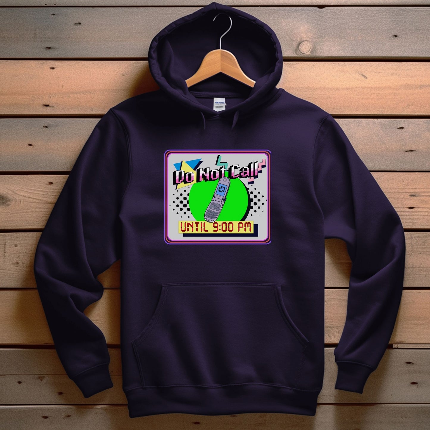 Do Not Call Until 9:00 PM | Unisex Hooded Sweatshirt