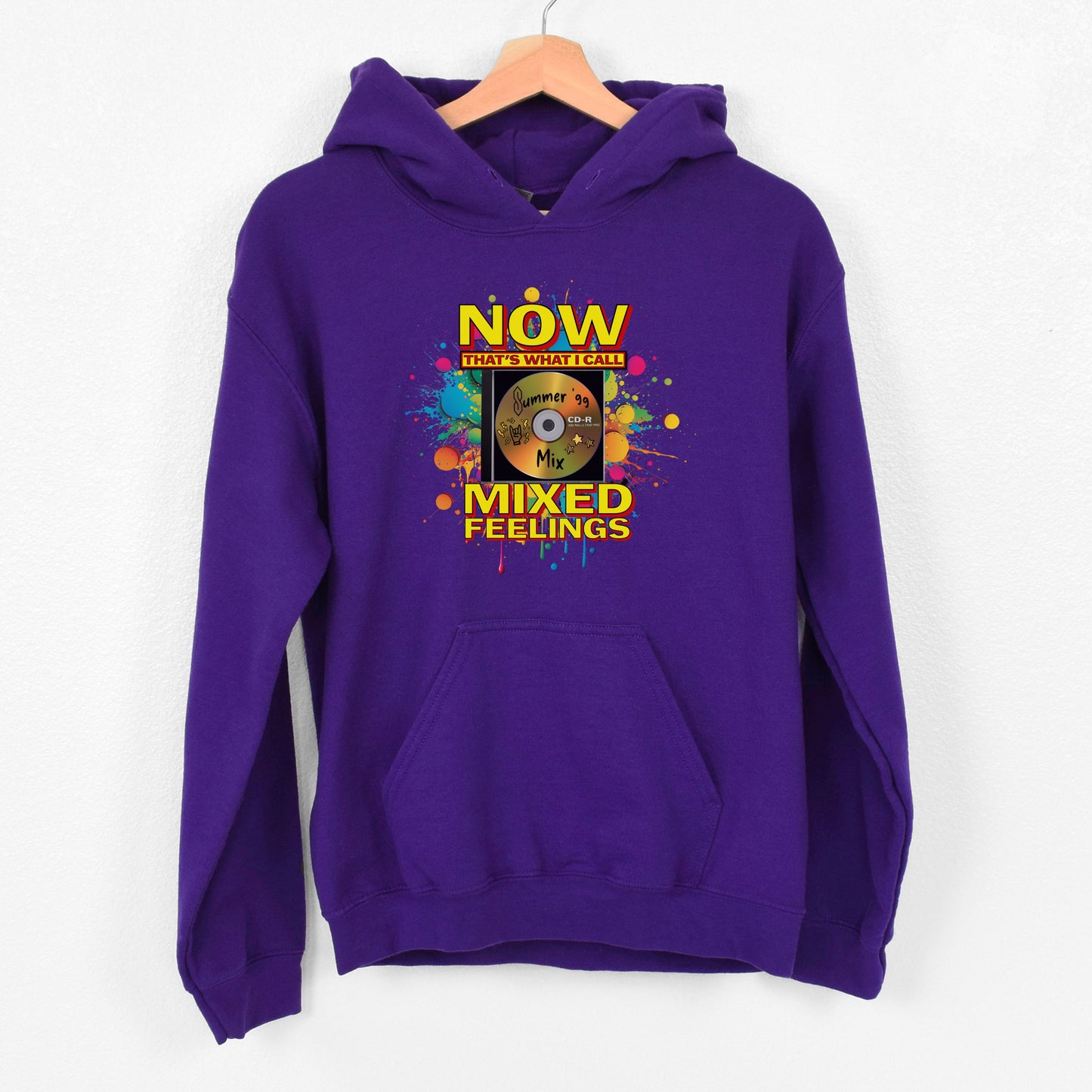 Now That's What I Call Mixed Feelings | Unisex Hooded Sweatshirt