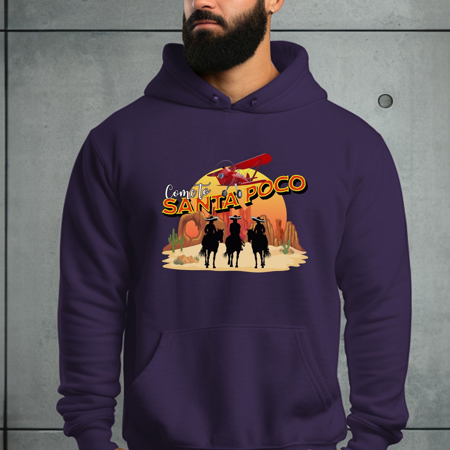 Come to Santa Poco | Unisex Hooded Sweatshirt