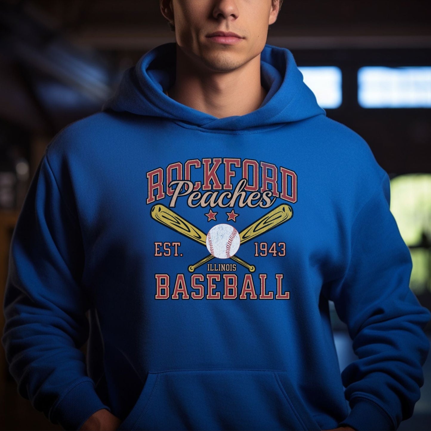 Rockford Peaches | Unisex Hooded Sweatshirt