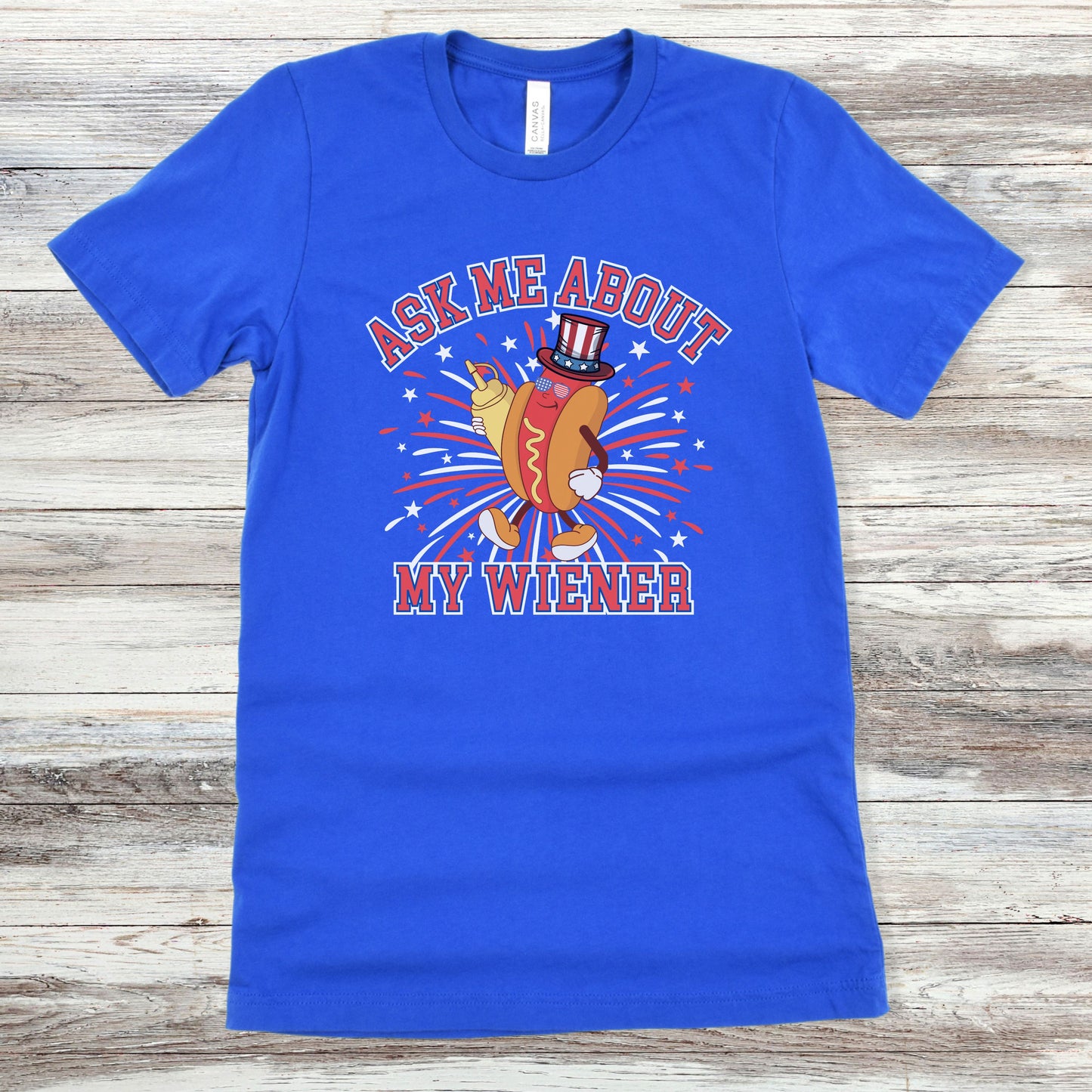 Ask Me About My Wiener | Unisex Jersey Short Sleeve Tee