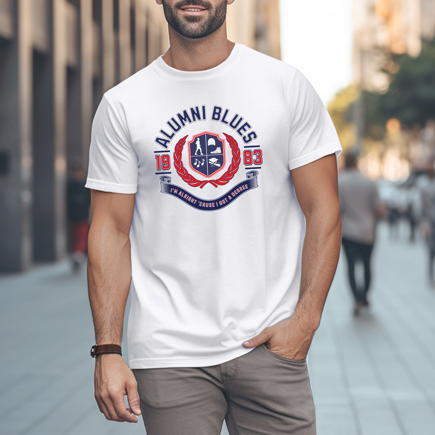 Alumni Blues | Unisex Jersey Short Sleeve Tee