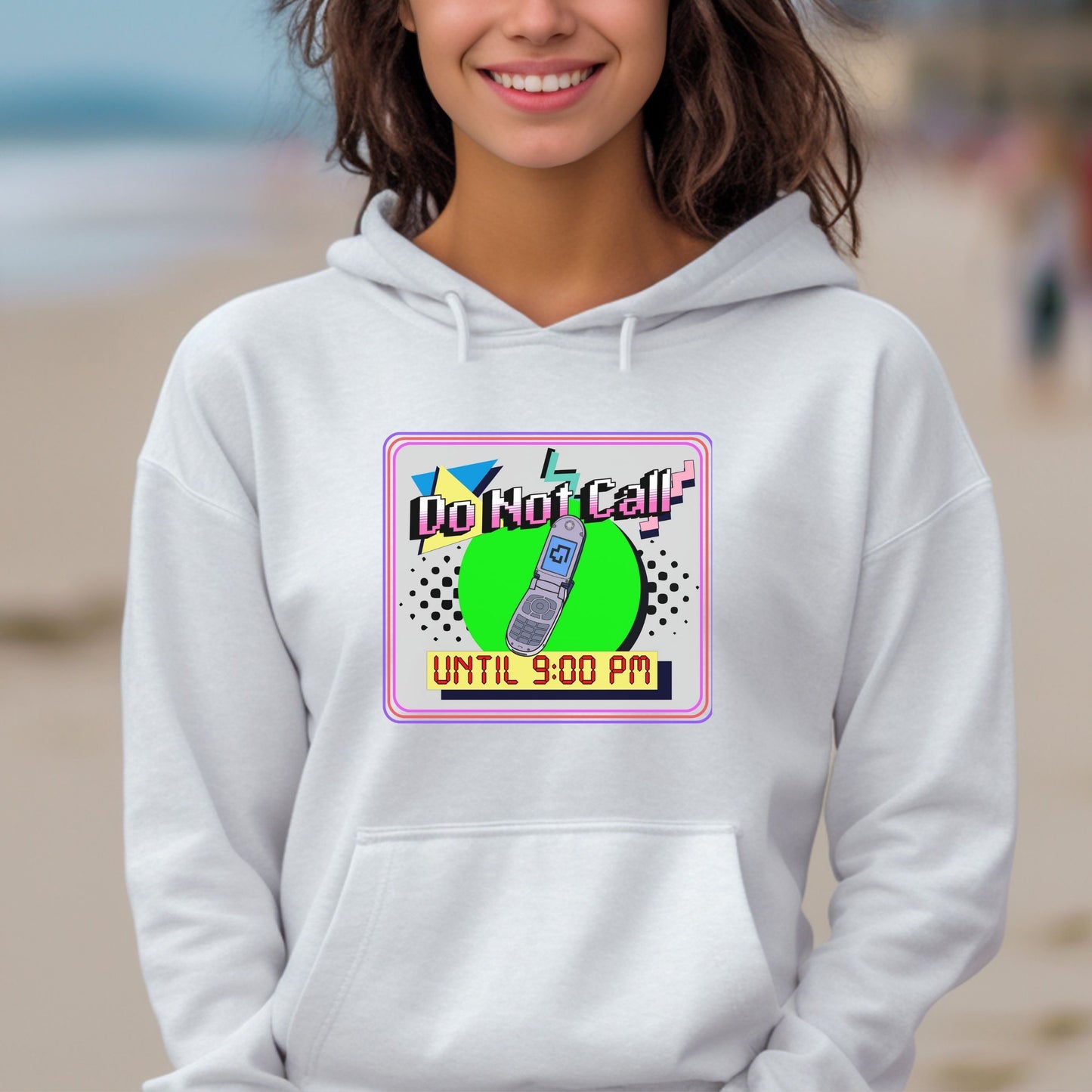Do Not Call Until 9:00 PM | Unisex Hooded Sweatshirt